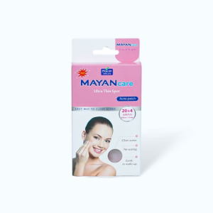 Miếng dán mụn MAYAN hỗ trợ hút dịch, bảo vệ nốt mụn (Hộp 20 miếng)