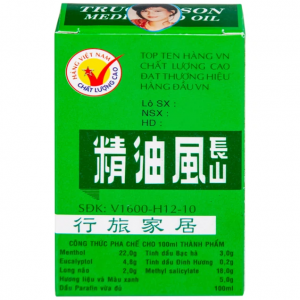 Smart Pharma - Dầu gió Trường Sơn hỗ trợ giảm đau, cảm, say tàu xe, vết côn trùng cắn (6ml) 1 Smart Pharma - 00d002239 dau gio truong son 6ml