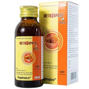 Siro Methorphan Bee Traphaco hỗ trợ giảm ho, giảm đờm, viêm họng, viêm phế quản (100ml)