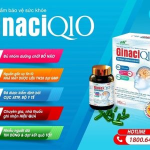 Smart Pharma - GinaciQ10 - Hỗ trợ tăng cường lưu thông tuần hoàn não, giảm đau đầu, mất ngủ (Lọ 60 viên) 2 Smart Pharma - Ginaci Q10 bo nao