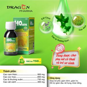 Smart Pharma - Siro Ho ATK - hỗ trợ giảm đau rát họng, hỗ trợ bổ phế, giảm đờm, giảm ho 2 Smart Pharma - HO ATK copy