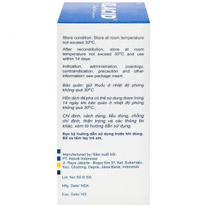Smart Pharma - Cốm pha hỗn dịch uống Klacid 125mg/5ml điều trị nhiễm khuẩn đường hô hấp (60ml) 2 Smart Pharma - IMG 3485 4a58a5d33a