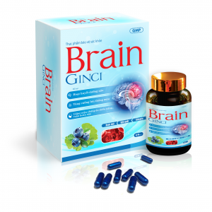 Brain Ginci - Hỗ trợ tăng cường lưu thông máu, hoạt huyết dưỡng não