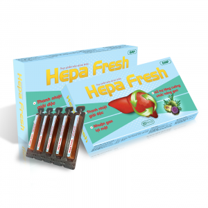 Hepafresh - Hỗ trợ thanh nhiệt, giải độc, lợi tiểu, lợi mật (Hộp 20 ống x 10ml)