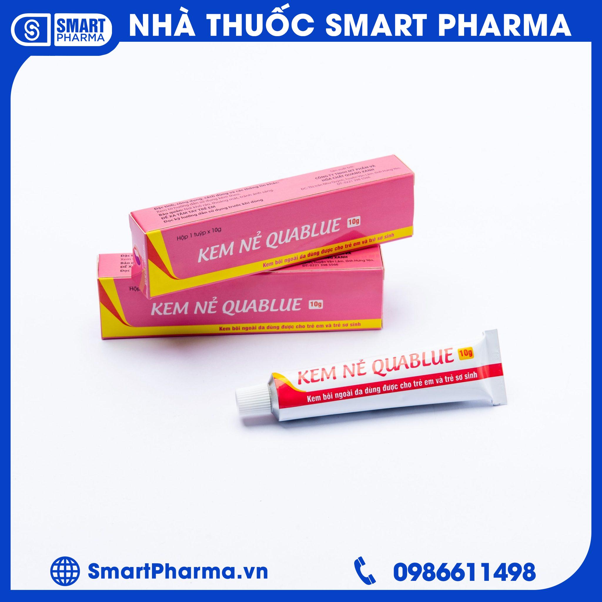 Kem-ne-Quablue-10g- Kem nẻ Quablue 10g đặc trị hiệu quả cho da khô, nứt nẻ