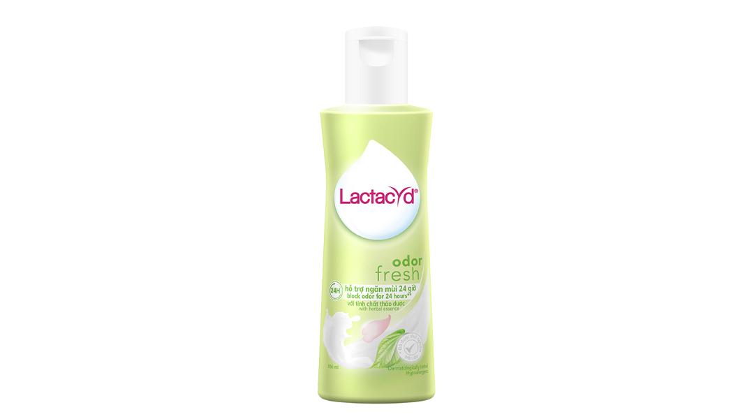 lactacyd-odor-fresh Dung dịch vệ sinh phụ nữ Lactacyd Odor Fresh 150ml