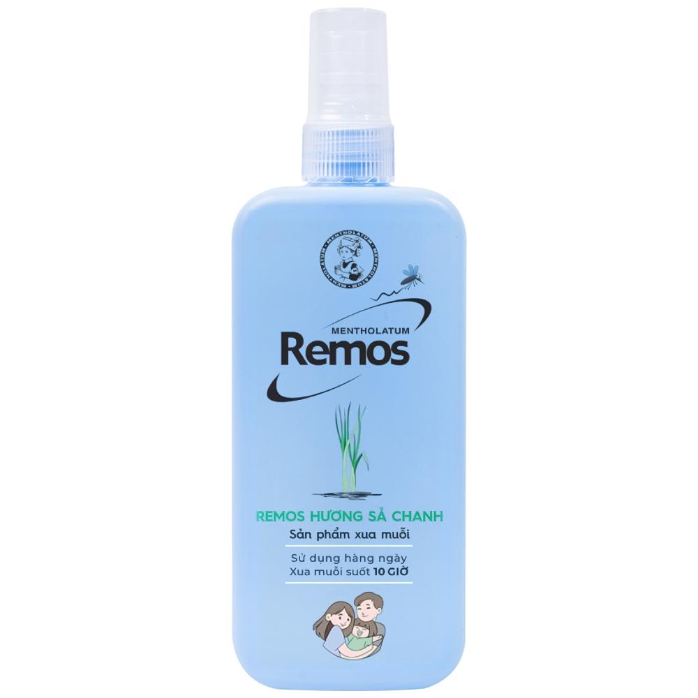 remos-sa-chanh-1 Xịt chống muỗi Remos hương sả chanh 70ml giúp xua muỗi suốt 10 giờ