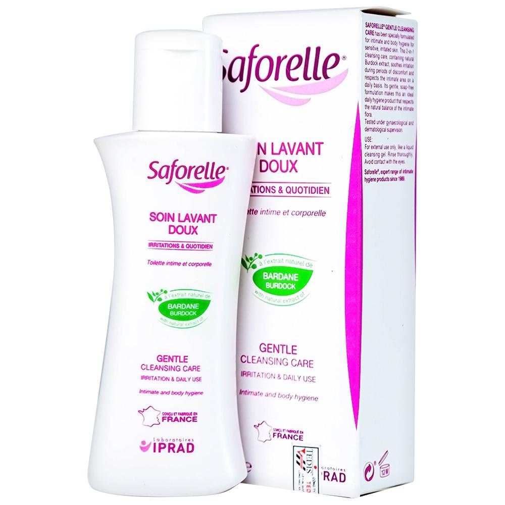 saforelle-1 Saforelle Pháp - Gel rửa dịu nhẹ cho da nhạy cảm (100ml)