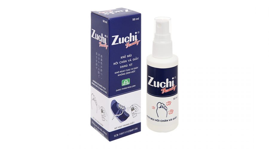 Zuchi Family Hoa Linh khử mùi hôi chân và giày (50ml)