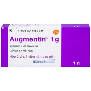 Smart Pharma - Thuốc Augmentin 1g GSK điều trị nhiễm khuẩn 1 Smart Pharma - 00000964 augmentin 1g 5052 63aa