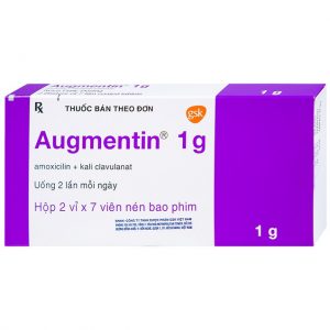 Thuốc Augmentin 1g GSK điều trị nhiễm khuẩn