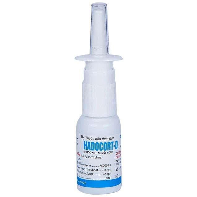 00003594_hadocort_d_15ml_5638_60 Thuốc xịt Hadocort-D Hà Tây điều trị các bệnh viêm mũi, viêm xoang