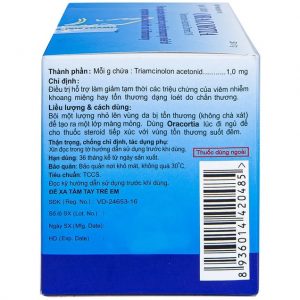 Smart Pharma - Thuốc Oracortia Thai Nakorn Patana giảm tạm thời triệu chứng viêm nhiễm khoang miệng 3 Smart Pharma - 00005580 oracortia 1467 6066 lar