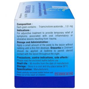 Smart Pharma - Thuốc Oracortia Thai Nakorn Patana giảm tạm thời triệu chứng viêm nhiễm khoang miệng 2 Smart Pharma - 00005580 oracortia 7398 6066 lar