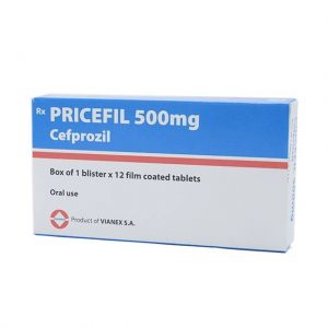 Smart Pharma - Thuốc Pricefil 500mg Vianex điều trị nhiễm khuẩn đường hô hấp 1 Smart Pharma - 00006096 pricefil 500 6992 5c06