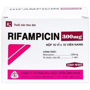 Thuốc Rifampicin 300mg Mekophar điều trị lao, phong