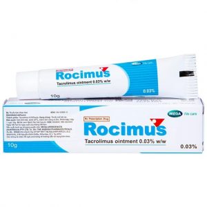 Thuốc mỡ bôi da Rocimus 0.03%