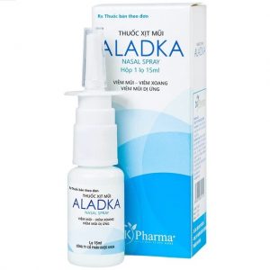 Thuốc xịt mũi Aladka điều trị viêm mũi, viêm xoang, viêm mũi dị ứng (15ml)