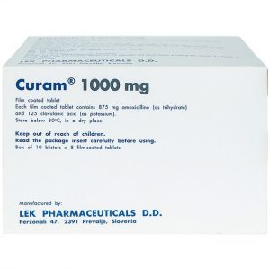 Smart Pharma - Thuốc Curam 1000mg Sandoz điều trị nhiễm khuẩn 2 Smart Pharma - 00017681 curam 1000mg sandoz 10x 1