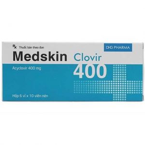 Smart Pharma - Thuốc Medskin Clovir 400 DHG Pharma điều trị nhiễm virus Herpes simplex 1 Smart Pharma - 00027726 medskin clovir 400 dhg 6x10 8265 60a4 large 3cec32b196