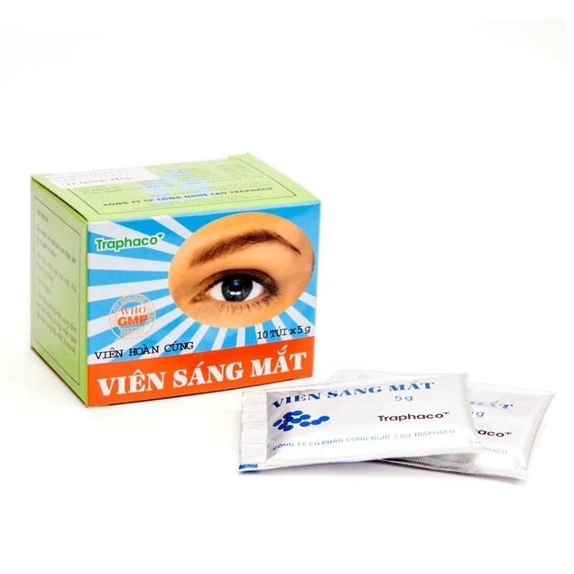 7936_vien_sang_mat_traphaco_8020 Viên Sáng Mắt Traphaco điều trị mờ mắt, nhức mắt, khô mắt (10 gói x 5g)