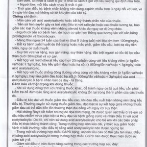 Smart Pharma - Thuốc Aspirin pH8 Mekophar giảm đau, hạ sốt 1 Smart Pharma - Aspirin2