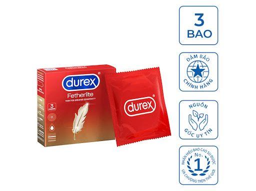 Bao-cao-su-Durex-Fetherlite Bao cao su Durex Fetherlite vừa vặn, độ bảo vệ cao