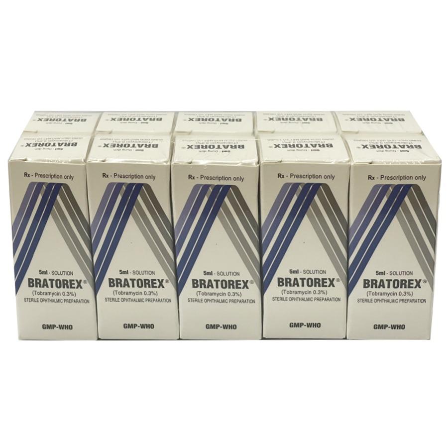 Bratorex 5ml. 2 Thuốc Bratorex - Điều trị các bệnh nhiễm khuẩn mắt