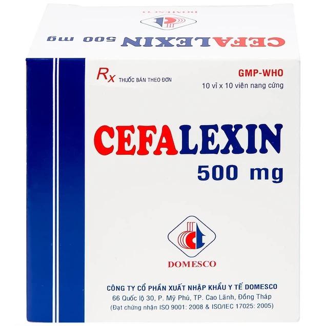 Cephalexin 500mg - Domesco1 Smart Pharma - Cephalexin 500mg Domesco1