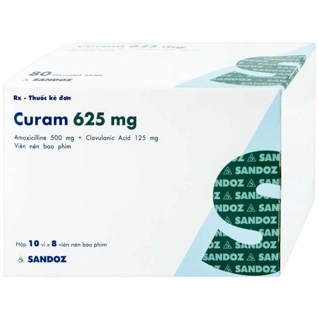 Curam 625mg Thuốc Curam 625Mg Sandoz điều trị nhiễm khuẩn