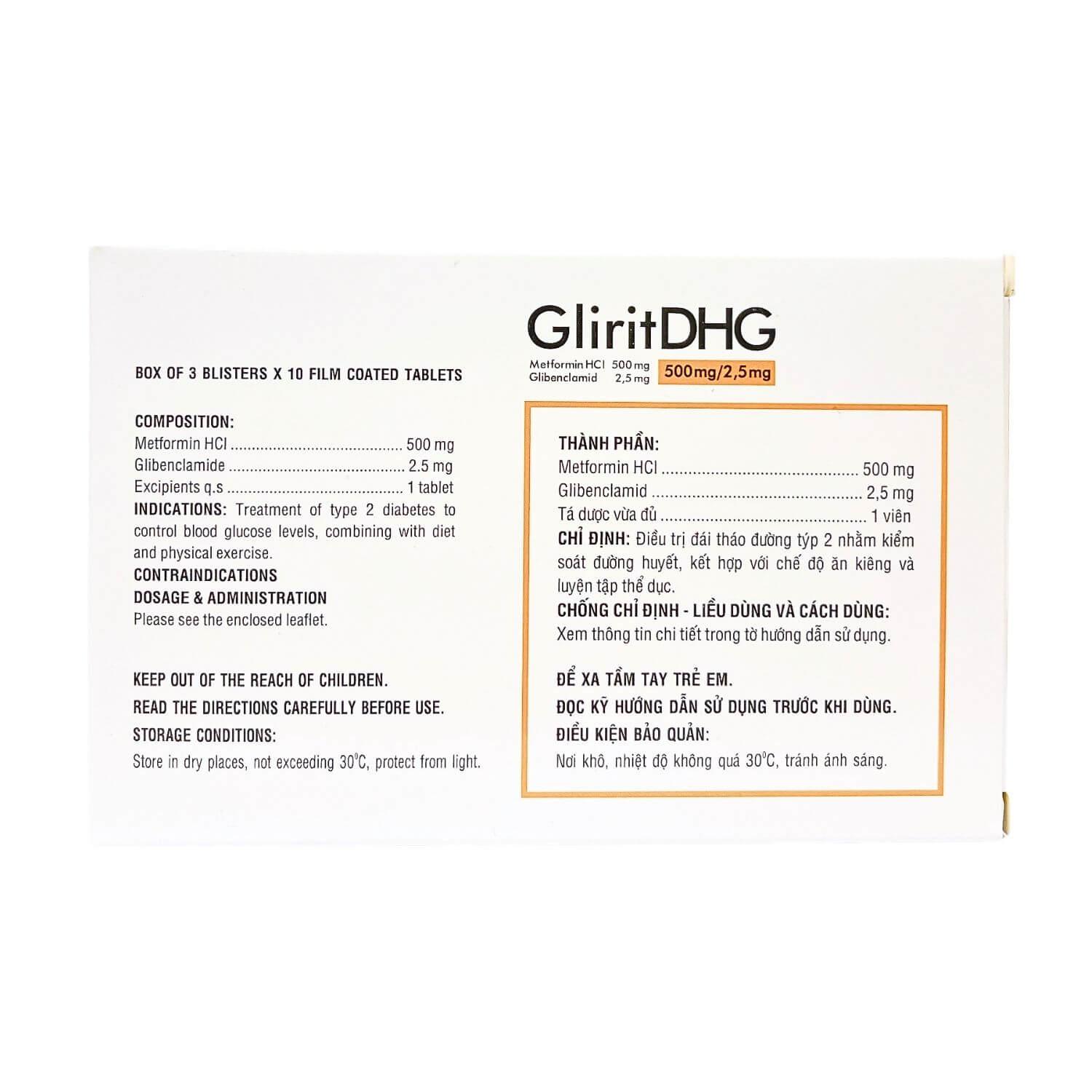 Glirit 500-2.5 2 Smart Pharma - Glirit 500 2.5 2