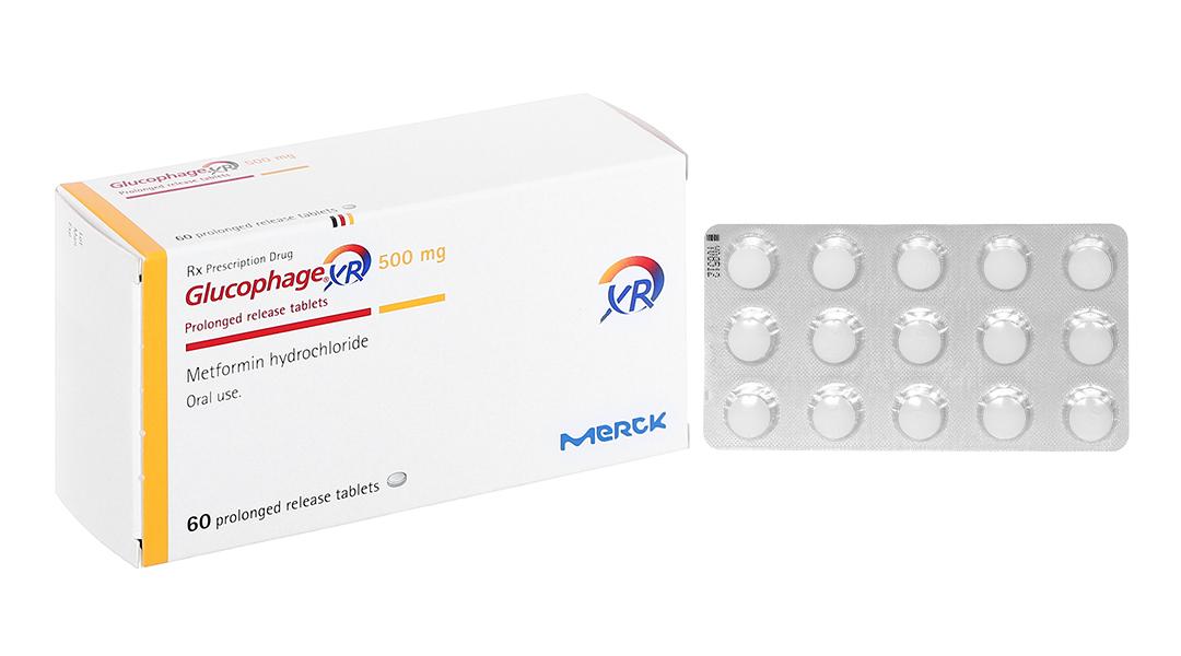 Glucophage XR 500mg 4 Smart Pharma - Glucophage XR 500mg 4
