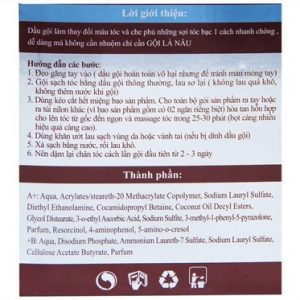 Smart Pharma - Gội là nâu Matrix (10 gói x 30ml) 3 Smart Pharma - Goi La Nau Matrix1