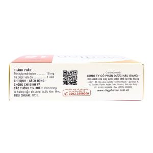 Smart Pharma - Thuốc kháng viêm Medlon 16 1 Smart Pharma - Medlon2