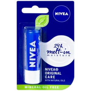 Son dưỡng ẩm Nivea Original giúp dưỡng ẩm sâu, làm mềm môi (4,8g)