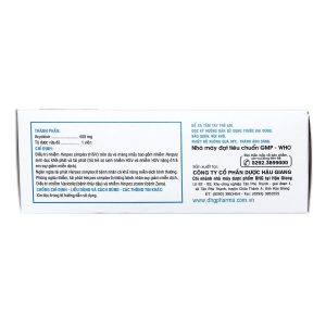Smart Pharma - Thuốc Medskin Clovir 400 DHG Pharma điều trị nhiễm virus Herpes simplex 4 Smart Pharma - NT SMART PHARMA 2026 09 05T133851.907
