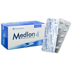 Smart Pharma - Thuốc Medlon 4mg DHG chống viêm, giảm miễn dịch (10 vỉ x 10 viên) 2 Smart Pharma - NT SMART PHARMA 94