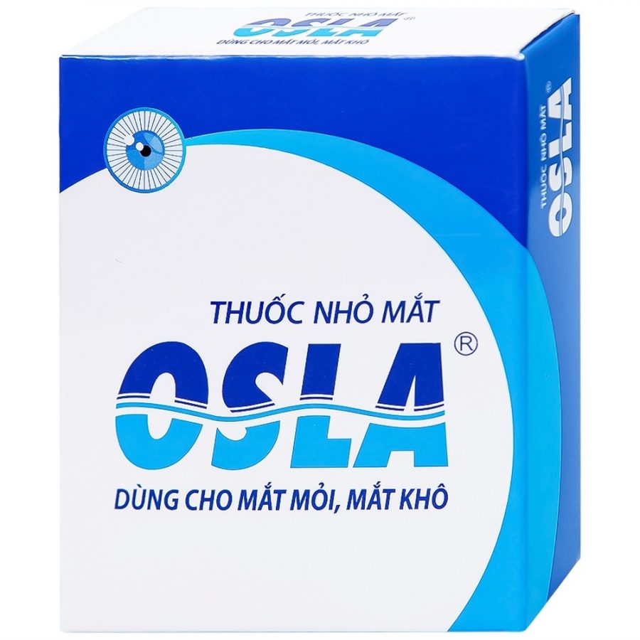 Thuốc nhỏ mắt Osla Merap Group dùng cho mắt mỏi, mắt khô, ngứa mắt, khô rát mắt