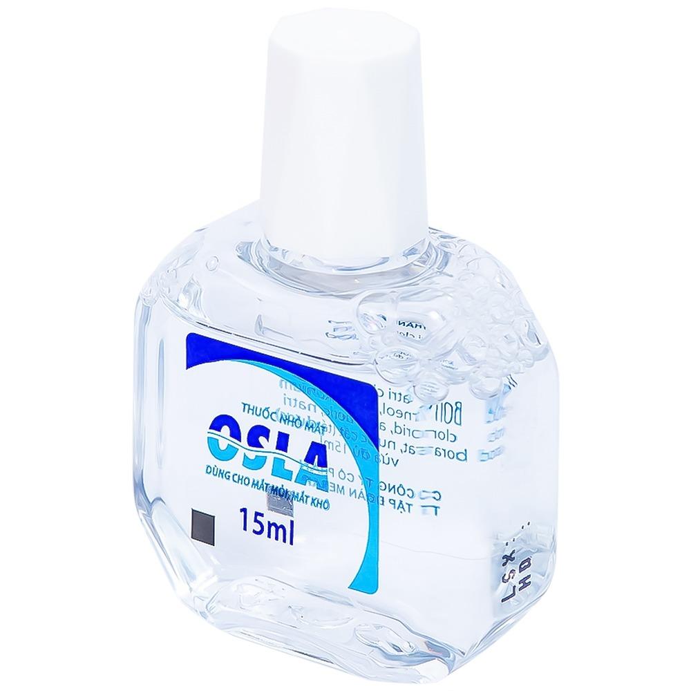Osla 15ml 2 Thuốc nhỏ mắt Osla Merap Group dùng cho mắt mỏi, mắt khô, ngứa mắt, khô rát mắt