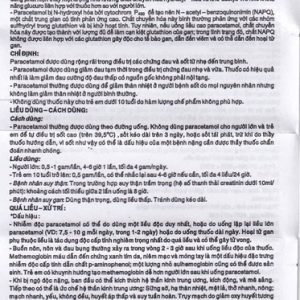 Smart Pharma - Thuốc Paracetamol 500mg Armephaco giảm đau, hạ sốt 1 Smart Pharma - Paracetamol3