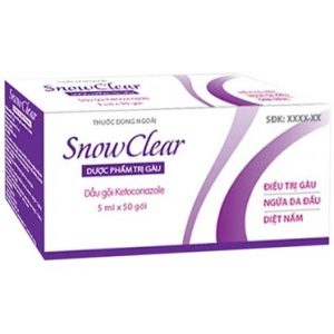 Hỗn dịch Snowclear Merap điều trị gàu, ngứa da đầu, diệt nấm