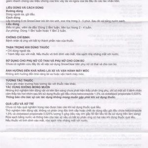 Smart Pharma - Hỗn dịch Snowclear Merap điều trị gàu, ngứa da đầu, diệt nấm 1 Smart Pharma - Snowclear2