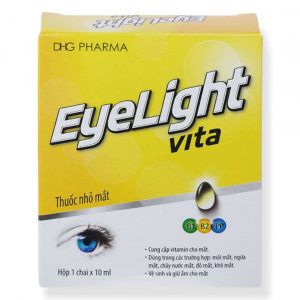 Smart Pharma - Thuốc nhỏ mắt Eyelight Vita DHG cung cấp Vitamin cho mắt 2 Thuốc nhỏ mắt Eyelight Vita DHG cung cấp Vitamin cho mắt (10ml)