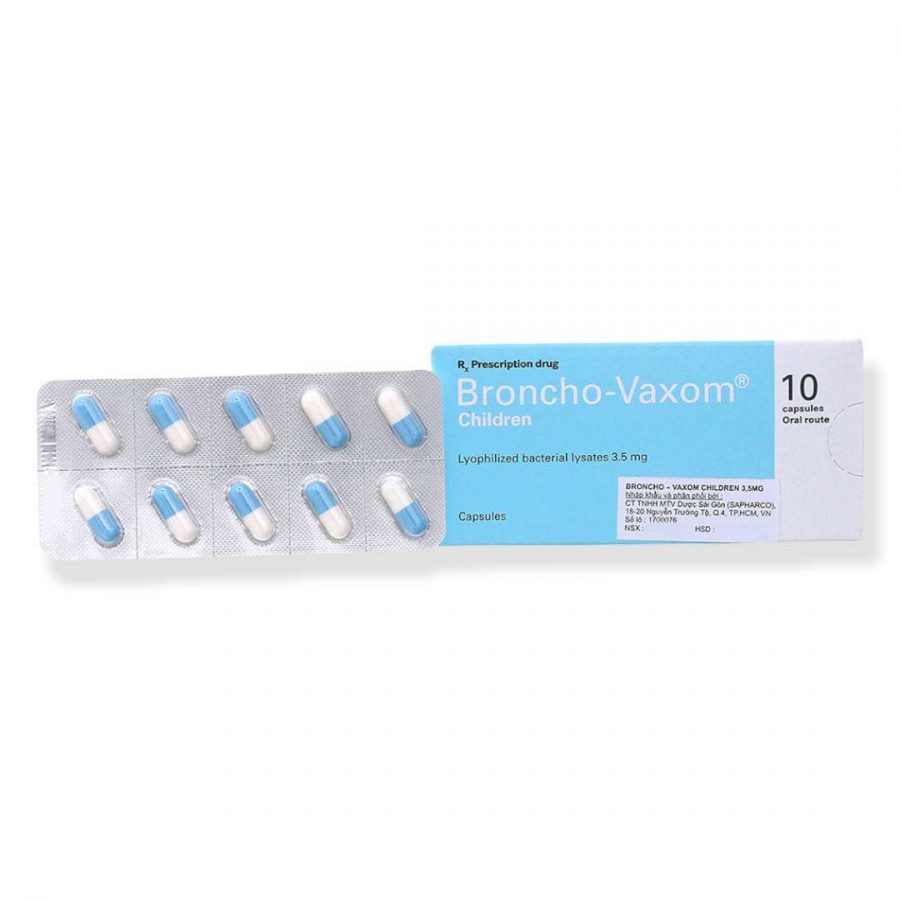 Smart Pharma - Thuoc tang cuong mien dich cho tre em Broncho Vaxom 3.5mg 2