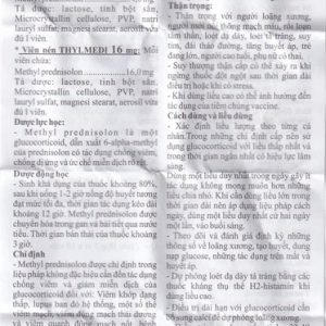 Smart Pharma - Thuốc Thylmedi 16mg Mediplantex kháng viêm, chống dị ứng 2 Smart Pharma - Thylmedi3