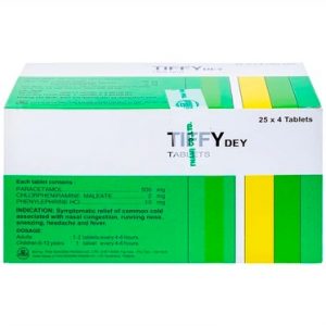 Smart Pharma - Thuốc Tiffy Dey Thai Nakorn Patana điều trị nghẹt mũi, sổ mũi 3 Smart Pharma - Tiffy2