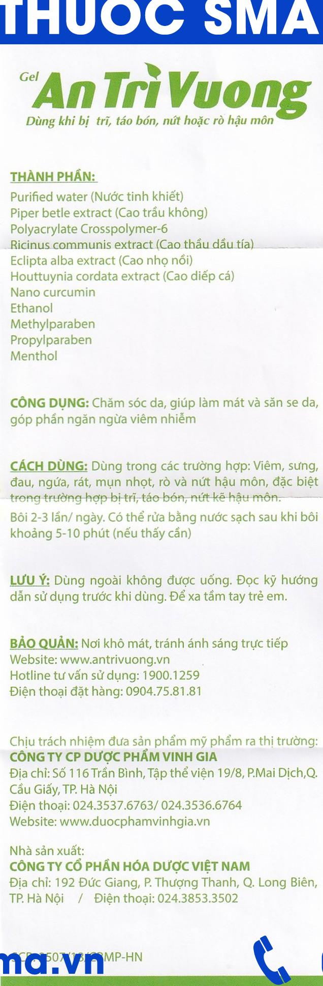 an trĩ vương 2 Smart Pharma - an tri vuong 2