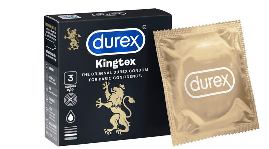 Bao cao su Durex Kingtex ôm sát, vừa vặn 49mm