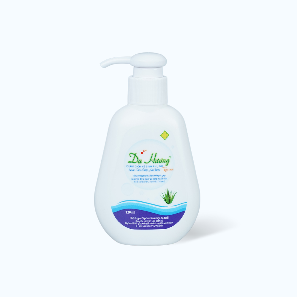 da-huong-120ml Dung dịch vệ sinh phụ nữ Dạ Hương 120ml (có vòi)