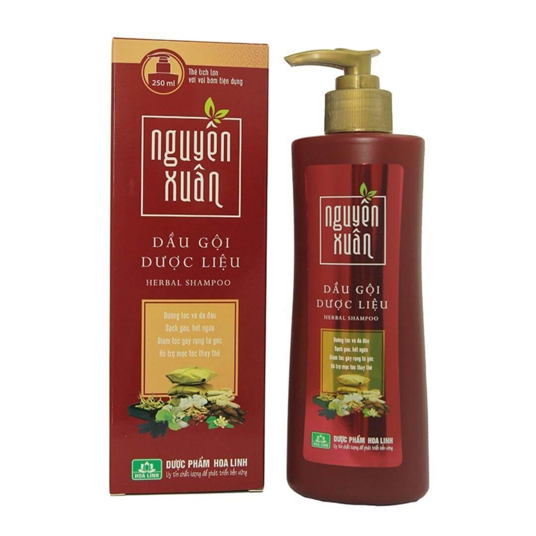 dau-goi-nguyen-xuan-do-250ml Dầu gội dược liệu Nguyên Xuân Đỏ chai 250ml